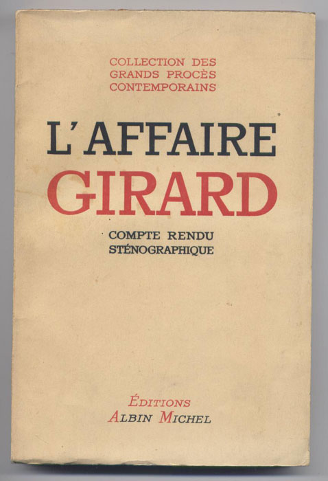 L'affaire Girard  Albin Michel